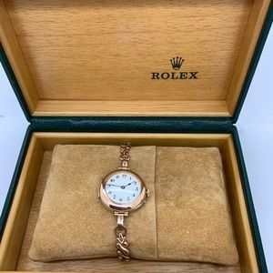 Rolex 9 KT Gold Mechanical Watch